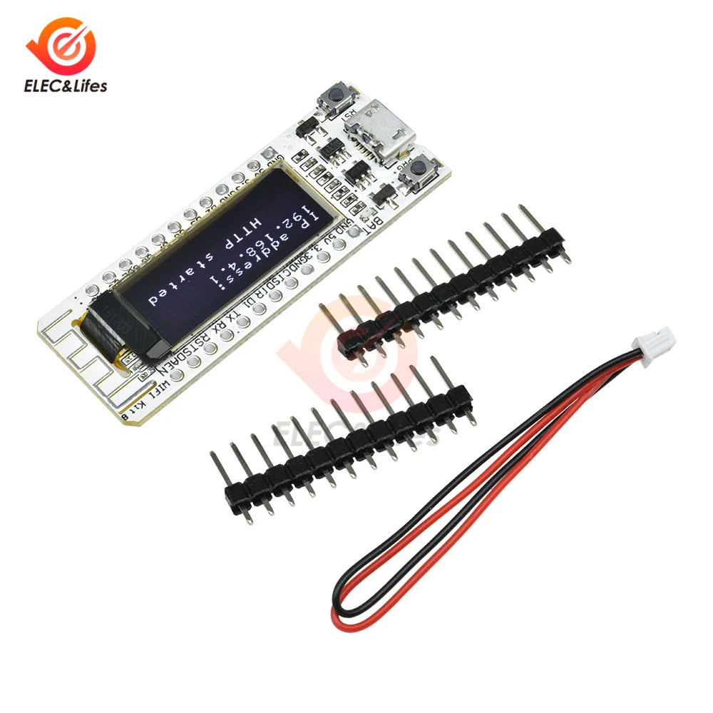 ESP8266 WIFI عدة وحدة 0.91 ''شاشة OLED الرقمية Wifi NodeMCU CP2014 USB إلى لوحة تطوير فلاش تسلسلية 32Mb لاردوينو