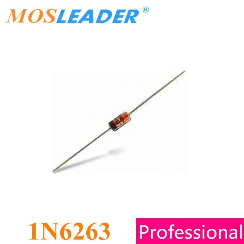 

Mosleader 1N6263 DO35 1000 шт маленький сигнал Schottky 50В 0.015A Сделано в Китае высокое качество