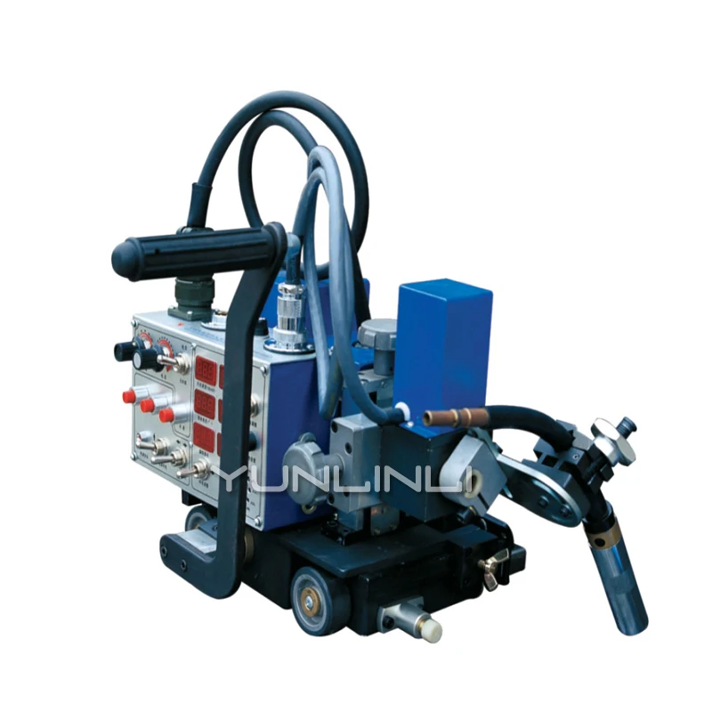 HK-5W Swing Automatic Welding Trolley 220V Rubber Wheel Four-wheel Drive Fillet Welding Machine Equipment