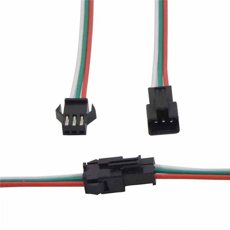 1/5/10/20 Pairs 2 3 4 5 pin SM Male & female JST Plug Connector Wire 2PIN 3pin 4pin 5pin Wire cable pigtail Plug