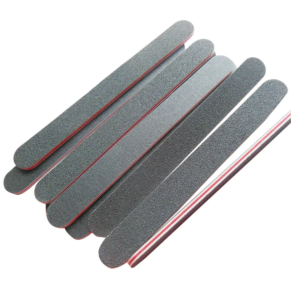 50 pcs/lot  Professional Nail Files black emery board  eva nail file for salon use