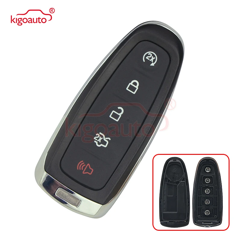 Smart key case 5 button M3N5WY8609 for Ford Edge Explorer Focus Expedition Taurus C-Max kigoauto