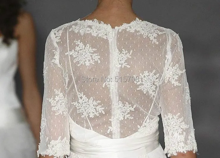 EINE linie Spitze Hochzeit Kleid V ansatz Halbe Ärmeln Sweep Zug Nach Maß Für Elegante Formale Frauen Hochzeit Kleider