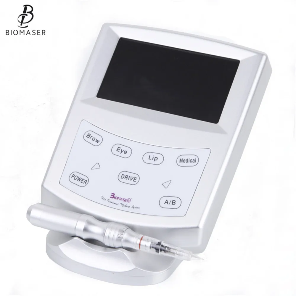 Biomaser T100 Super Digital Touch Permanent MakeUp Machine Pen Kit For Eyebrows lips Eyes Complete Tattoo Pen Machine