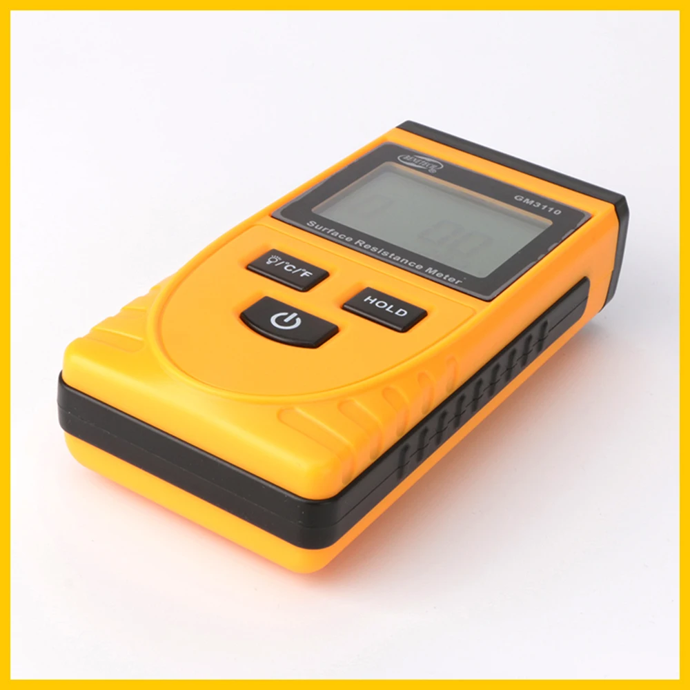 Surface Resistance Tester High Precision Portable Insulation Resistance Measuring Instrument Static Detector GM3110-BENETECH