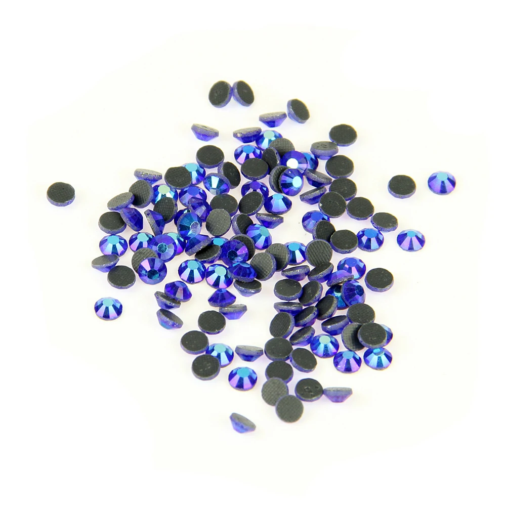 

Hot Sale Dark Sapphire AB DMC Hotfix Rhinestones ss20 (4.6-4.8mm) 100Gross DIY Iron-on Garment Crystals Free Shipping