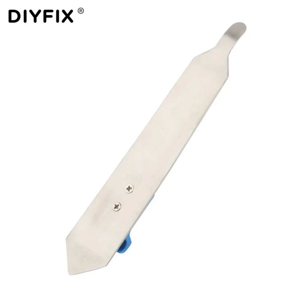 Инструменты для разборки и ремонта DIYFIX с двумя концами, открытая рама, из нержавеющей стали, противоскользящий кронштейн для iPhone, iPad, Samsung, инструмент для ремонта