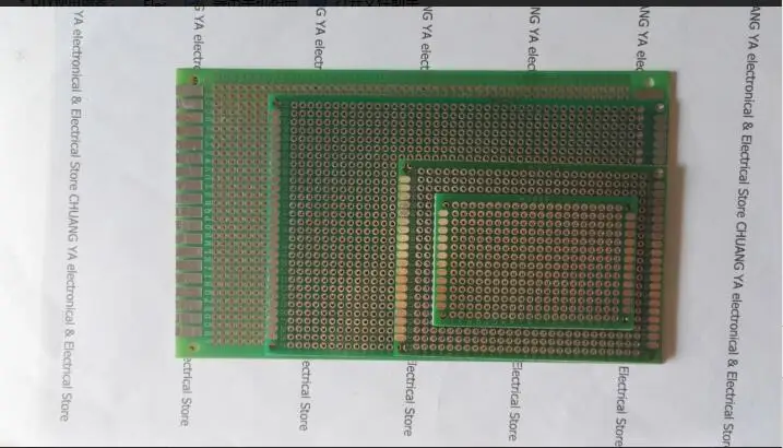 2x8 3*7 4x6 5*7 6*8 7*9 8x12 9*15 12*18 one or two-sided tinning Green oil epoxy glass fiber universal plate / PCB circuit board