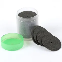 36Pcs 24mm Abrasive Discs Cutting Discs Cut Off Wheels Disc for Metal Plastic Cutting Fit for Dremel Rotary Tool +Tube
