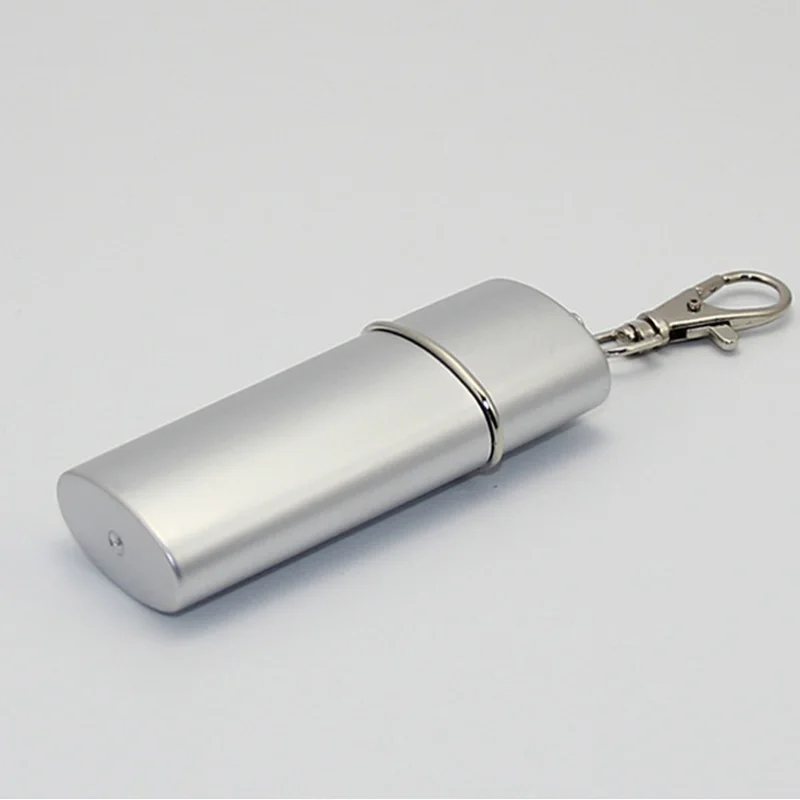 New Fashion Mini Ashtray Outdoor Portable Key Chain Ashtray Slip Seal Environmental Cigarette Lighter Accessories Smoker Gift