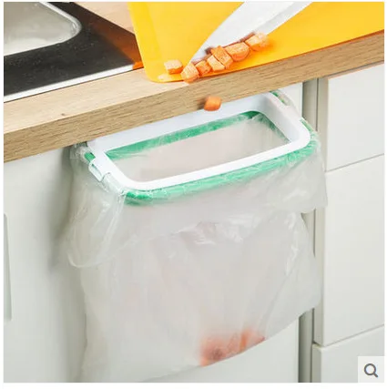 New Hangable Kitchen Garbage Rack Cabinet Door Hanging Garbage Bin Bracket Receiving Rack Garbage Bag Rack