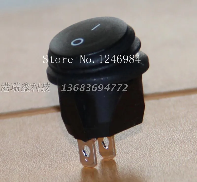 

[SA]Power switch -Taiwan group LIGHT Dual rocker switch waterproof oil black boat type switch RC15--50pcs/lot