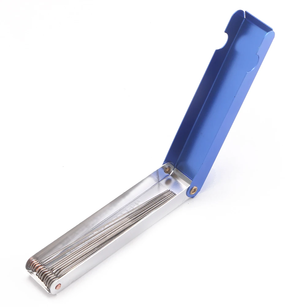 14-In-1 Rvs Lassen Nozzle Tip Cleaner Kit Ruimers Lasser Solderen Door Naald