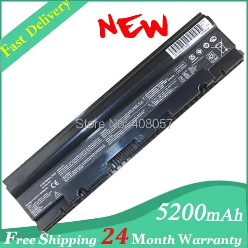 5200mah 10.8v laptop battery for asus A31-1025 A32-1025 Eee PC 1025 1025C 1025CE 1225 1225B 1225C R052 R052C R052CE Series 6cell