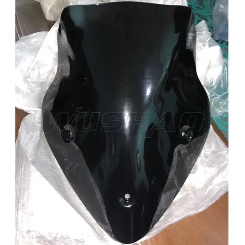 Imagen 2 del producto Parabrisas de motocicleta para 2010 2011 2012 2013 2014 2015 2016 2017 Benelli BJ600 BN600i BN BJ 600 i negro transparente