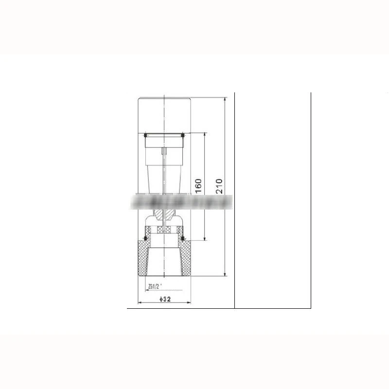 PMMA Gas Flowmeter Air Flow Meter 1/2\