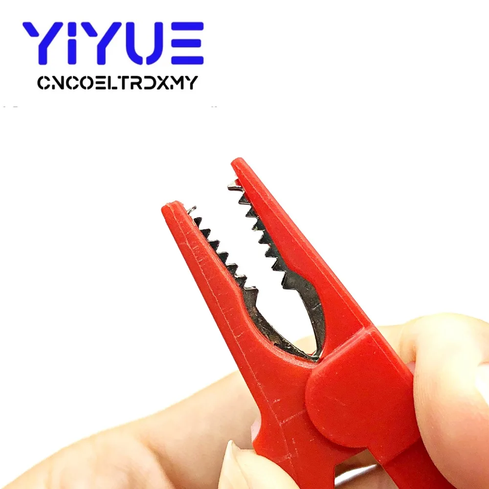 6 Colors Battery Test Clip 55MM HV Alligator Clip For Banana Plug 4mm Multimeter Pen Cable Probes Crocodile Clip