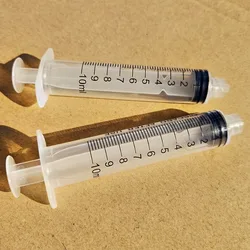 10ml Plastic Syringe Without Needle For Lab and Industrial Dispensing Adhesives Glue Soldering Tools , 20pcs