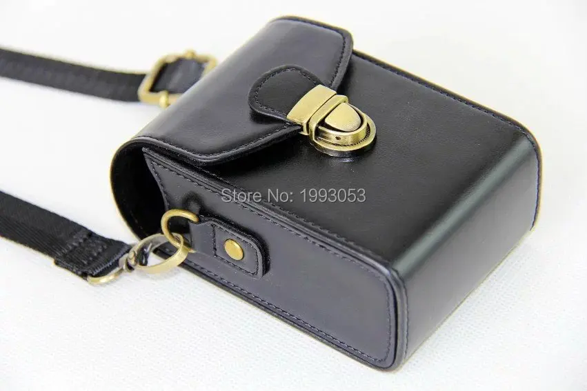 Máy Ảnh phổ Bag Video Trường Hợp PU Da Túi Đựng Bảo Vệ Cho Canon Sony Nikon Samsung cho Casio FUJI Fujifilm Leica Panasonic