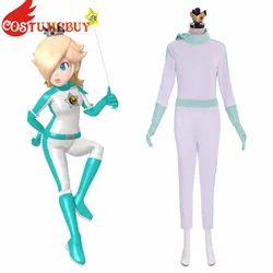 Costumebuy Kart 8 Rosalina BikeSuit Cosplay Costume Women Jumpsuit Lady Halloween Outfits Costumes Custom Made