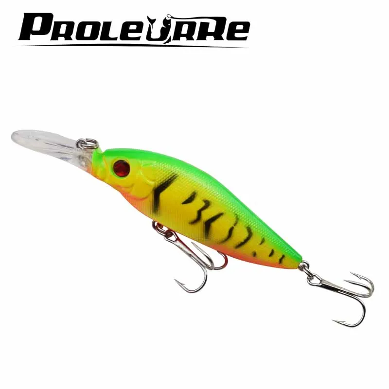 

Proleurre 1Pcs Floating Swim Wobblers Hard Bait 10.5cm 13g Topwater Fishing Lures Pesca 3D Eyes Crankbait for Fishing Tackle