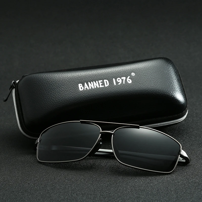 Polarized UV400 Fashion Sunglasses Classic Brand Designer Sun Glasses Original Lens Male Sunglasses Driving Oculos