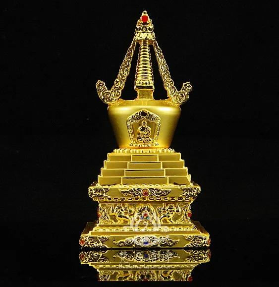 Tibetan Buddhism supplies / copper alloy stupa / Buddha tower / Bodhi tower