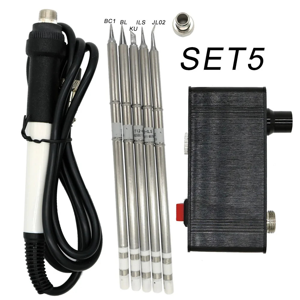 T12-942 OLED MINI soldeerstation Digitale elektronische lasbout DC-versie Draagbaar zonder voeding QUICKO