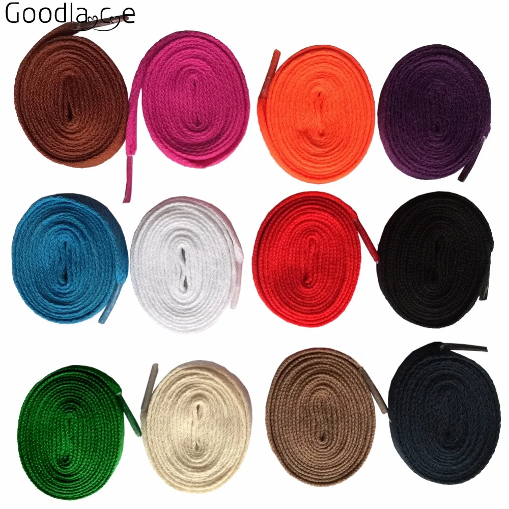 50 Pairs of Flat Shoelaces Shoe Laces Polyester for Sneakers 80cm/100cm/120cm/140cm/160cm