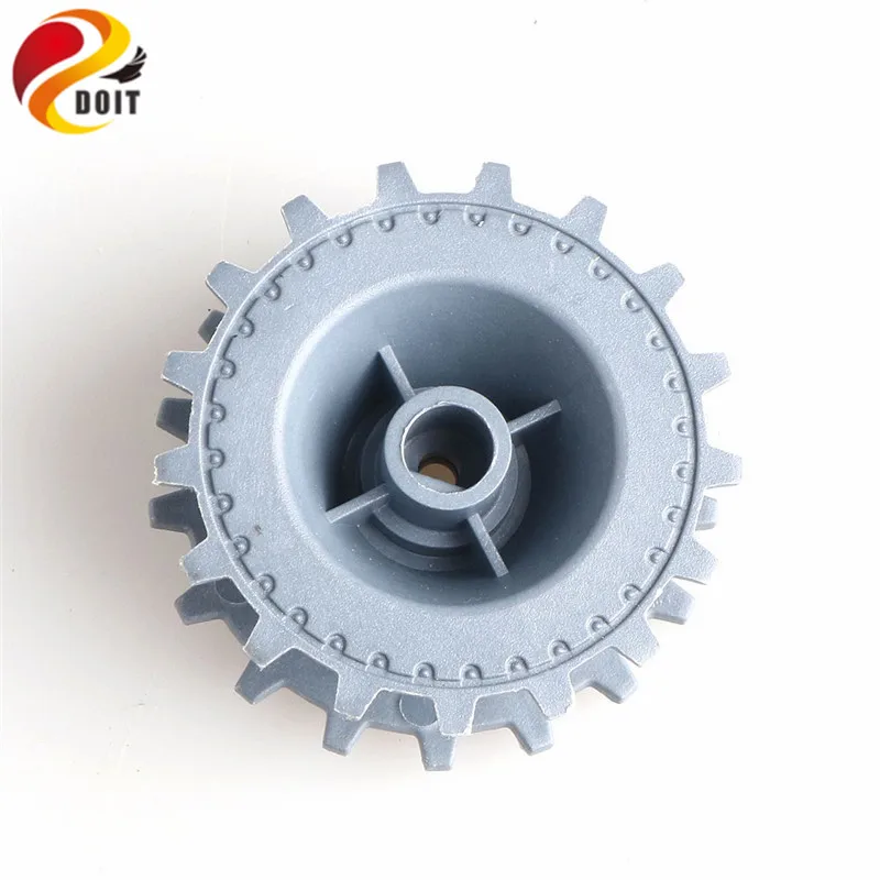 Nueva rueda motriz de plástico con acoplamiento tamaño interior 4mm, 5mm, 6mm para DOIT sobre orugas del chasis del tanque