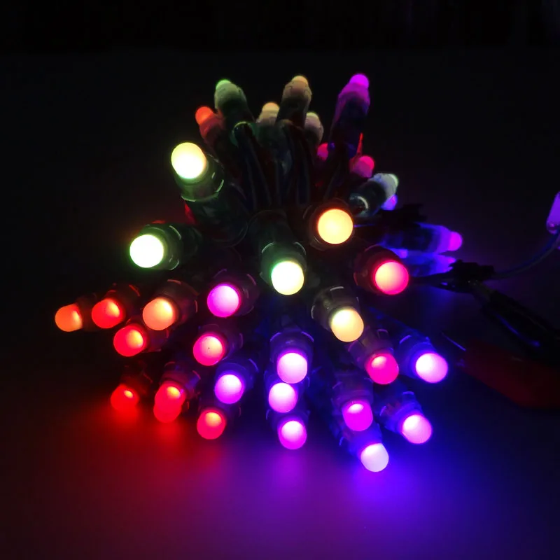 500 Pcs DC5V 12mm Full Color WS2811 RGB Pixel LED Module Light Great for decoration advertising lights Waterproof IP67
