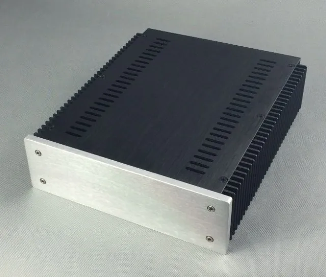 Details about  2307 Aluminum Preamplifier enclosure power amplifier box on both sides heatsink