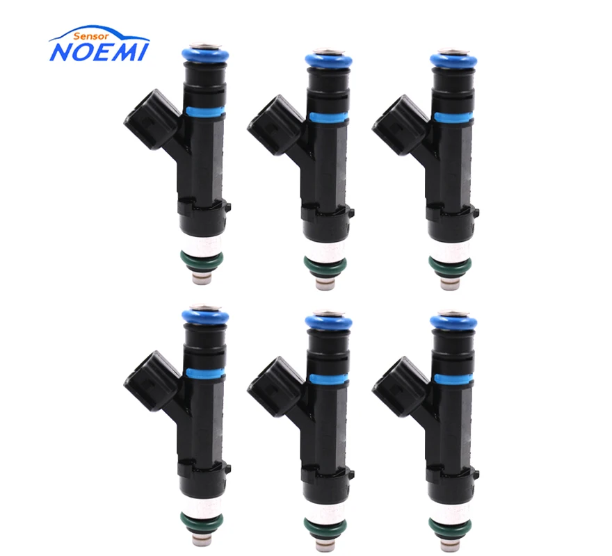 YAOPEI 6pcs 53032701AA 0280158020 Fuel Injector For Jeep Liberty Dodge Dakota Mitsubishi Raider 3.7L Fuel Nozzle