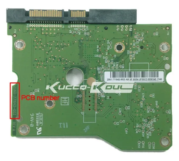 Placa de circuito de disco rígido western digital, placa de circuito de disco rígido/2060-771642-003 a, 2060 771642 003, 003, wd, wd2002faex