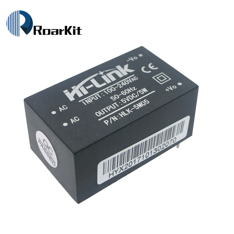 HLK-5M05 AC-DC 220V to 5V 5W Isolated Power Supply Module Intelligent Household Switch Step Down Buck 100V-240V