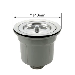 Talea-Stainless Steel Kitchen Sink Coador, Filtro de cesta para pia, Filtro de drenagem, Impede o lixo da pia