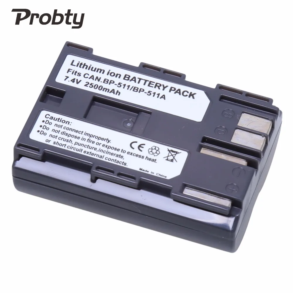 2 Pcs BP-511 BP 511a 511a Battery + Dual Charger For Canon 300D 5D 10D 20D 30D 40D 50D PowerShot G1 G2 G3 G5 G6 90 90IS