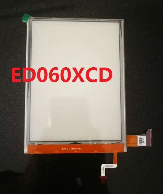 6 inch ED060XCD E-Ink Lcd display with backlight no touch For Glass Reader Ebook eReader ED060XCD C1-50 ED060XCD U1-55 Screen