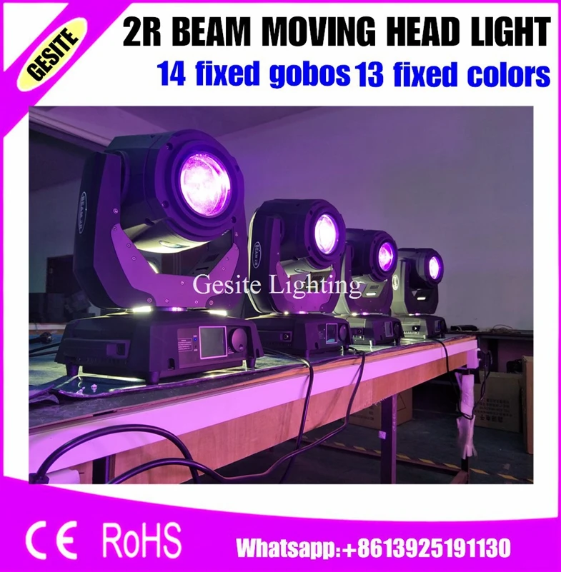 2pcs/lot China mini 132W sharpy 2r beam dj stage light effect moving head spot