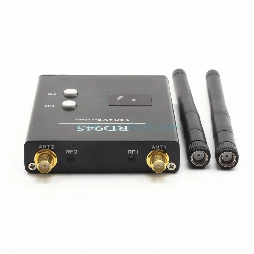 Wireless 5.8G 48CH RD945 Dual Diversity Receiver With A/V and Power Cables For FPV Racing Drone RC  Airplane Toys Part