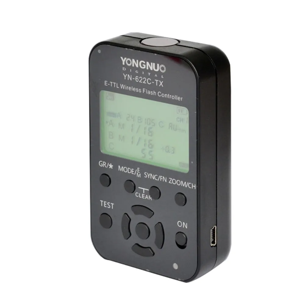 Yongnuo YN-622C-TX LCD Drahtlose e-Ttl-blitz Controller 1/8000 s für Canon Kameras