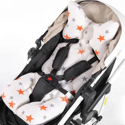 Fashion Printed Stroller Cushion Seat Cover Baby Diaper Pad Seat Pad Cotton Baby Stroller Mat Mattress Pram Stroller Accessories