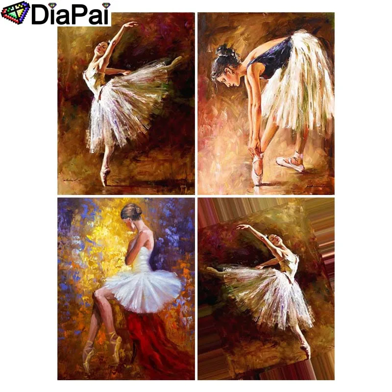 

DIAPAI 5D DIY Diamond Painting 100% Full Square/Round Drill "Dance beauty oil painting" 3D Embroidery Cross Stitch Home Decor