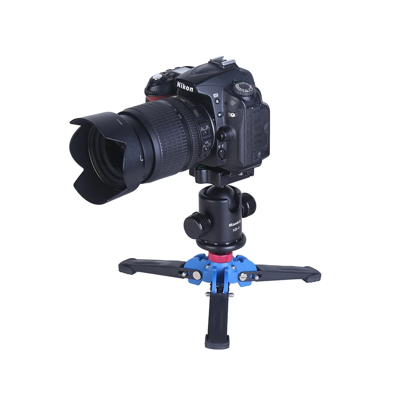 Manbily M1 M2 Hydraulic Universal Three Feet Support Stand Base Monopod Stand for Monopod Ballhead with 3/8