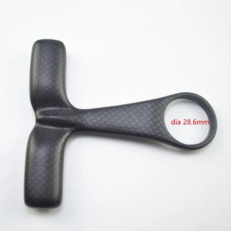 

new full carbon bicycle handlebar computer mount bike parts 3k matte gloss finish 28.6mm Computer handlebar extender Mount