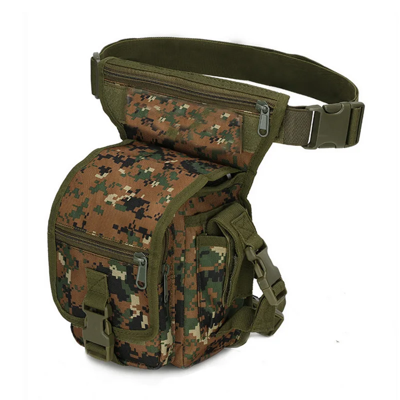 Tactical Drop Leg Bag Adjustable Outdoor Sport Accessories Belt Bag Army Hunting Waist Packs Molle Leg Pouch Hiking Cycling Bag