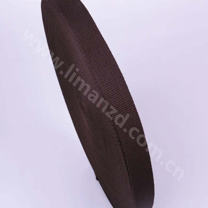 

1 Inch Cotton Webbing Coffee Color High Quality Hot Sale