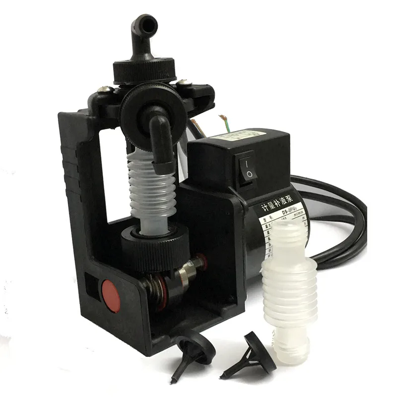 two pcs mini water pumps with adjustable flow. Ds 2F series