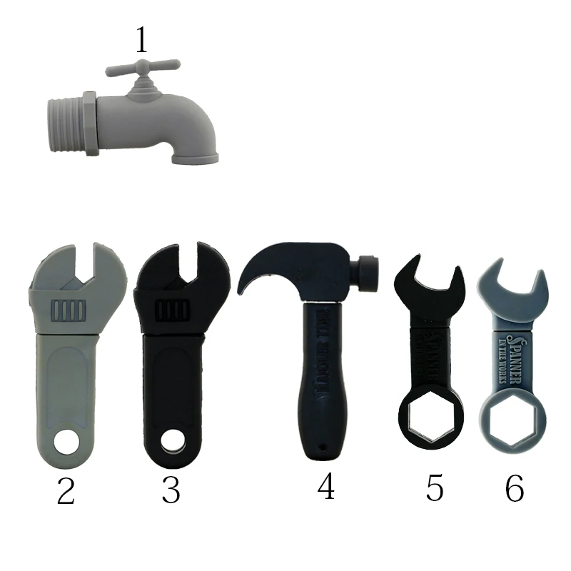 Cool New Cartoon Wrench Model Usb 2.0 Memory Flash Mini Electric Drill Stick Storage Pen Drive 4GB 8GB 16GB Tool Usb Flash Drive