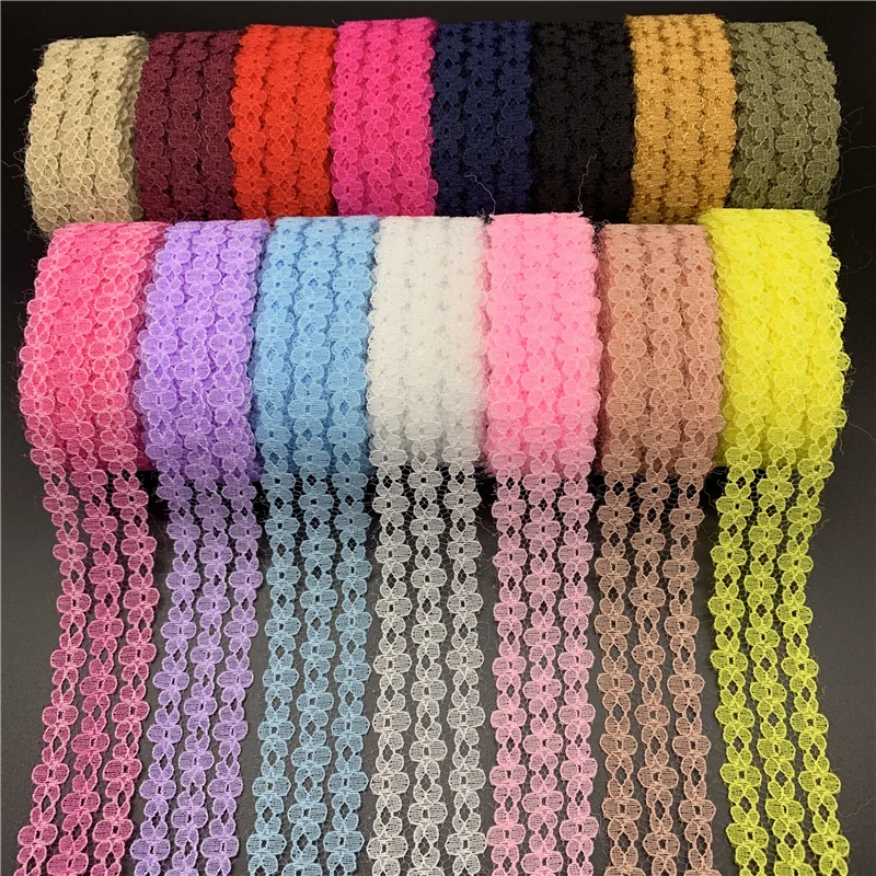 Embroidered Lace Ribbon 25mm